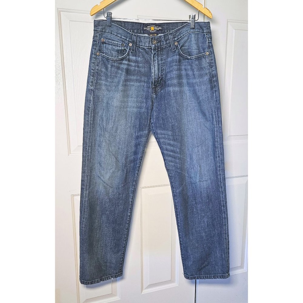 LUCKY BRAND 429 CLASSIC STRAIGHT DESIGNER MEN'S JEANS SIZE 34X30